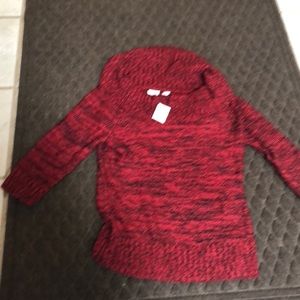 Sweater cowl neck